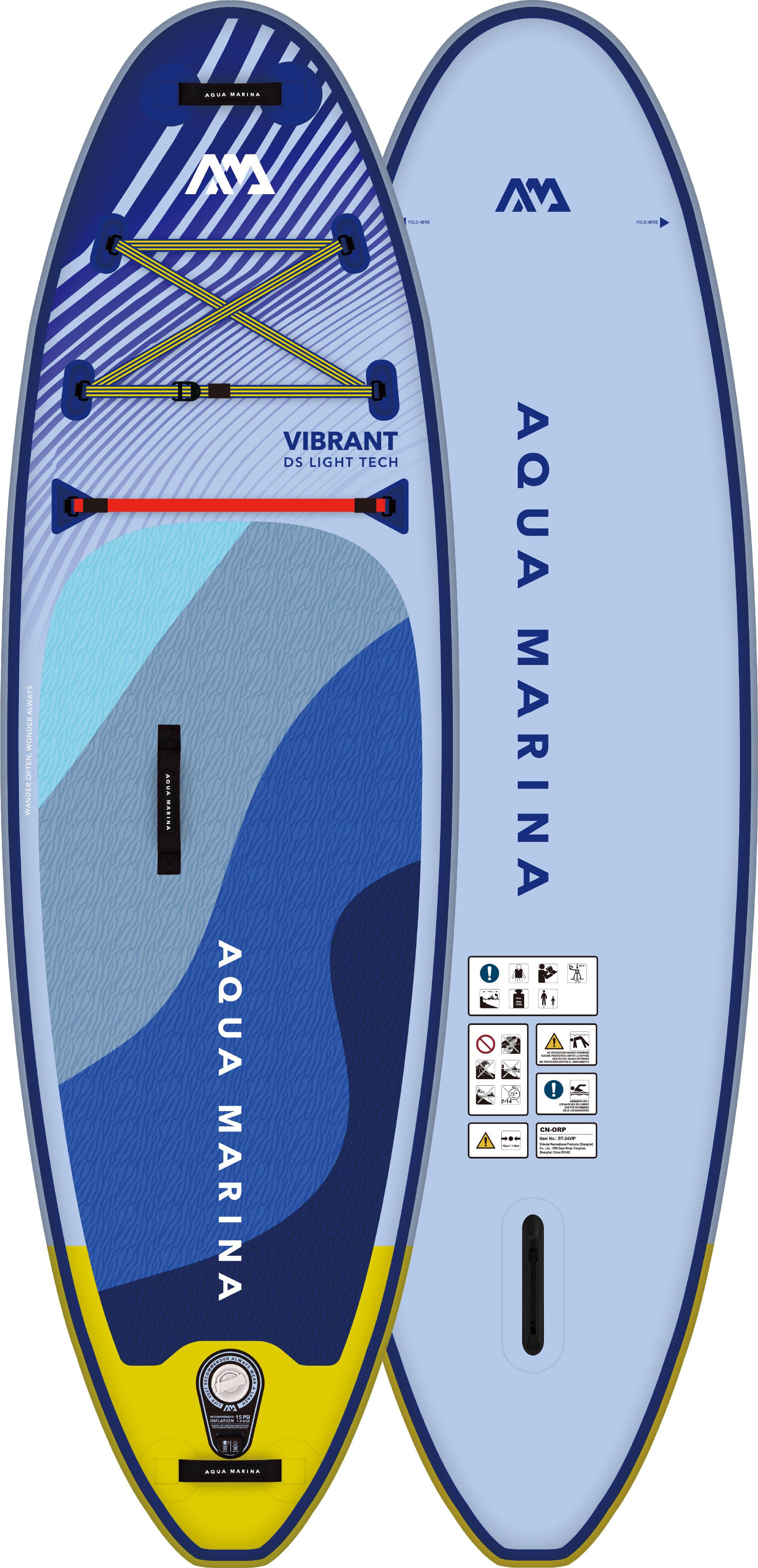 Aqua Marina Kids Vibrant SUP i blått og lilla, et mindre SUP-brett tilpasset barn